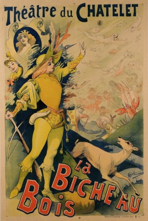 Original French Poster La Bicheau Bois Theatre du Chatalet